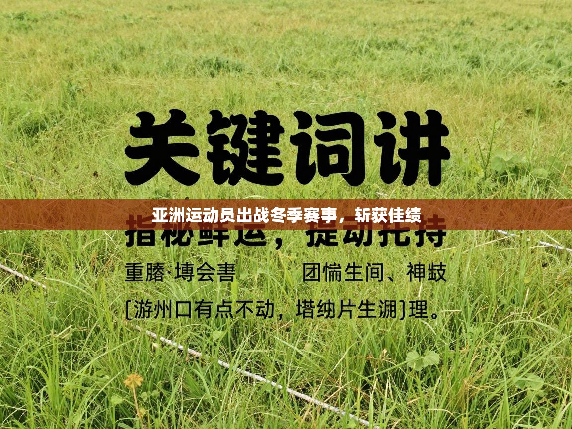 亚洲运动员出战冬季赛事，斩获佳绩  第2张